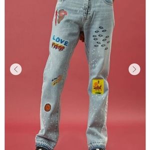 Forever 21 by Ron Bass Embroidered Jeans